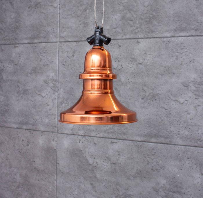 Plafondlamp - Staal, Koper, Antiek en Kunst, Antiek | Wandborden en Tegels