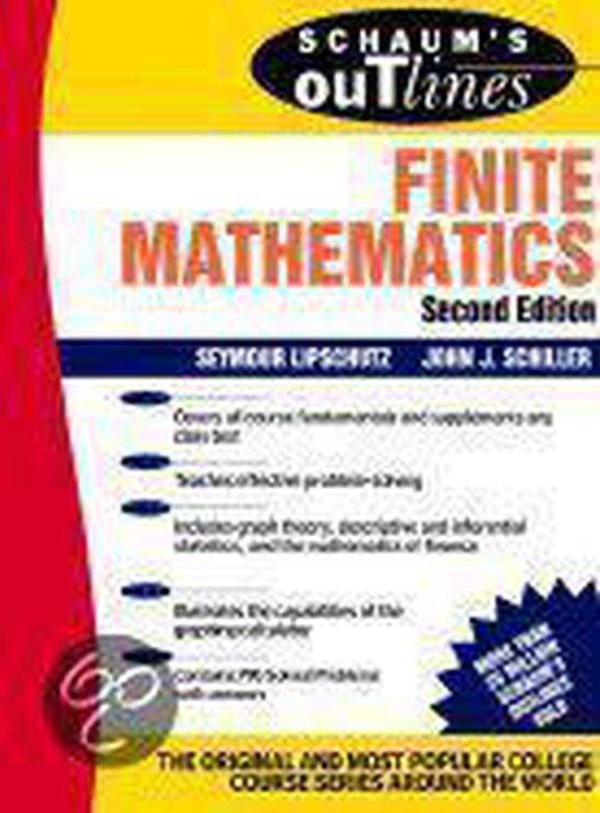 Schaums Outline of Theory and Problems of Finite, Boeken, Taal | Engels, Gelezen, Verzenden