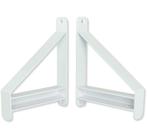 DX Plankdragerset DUO 200x160 mm wit, Nieuw, Overige materialen, Klink of Kruk