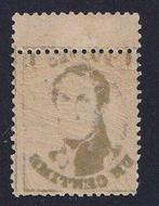 Belgique 1865 - Medaillon 1c vert huileux transparent
