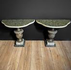 Wandtafel (2) - Polychroom hout, Antiek en Kunst