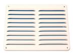 Aluminium schoepenrooster opbouw 245 x 195mm - WIT (1-2520W), Verzenden, Nieuw