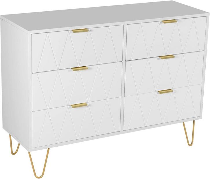 Ladekast - Opbergkast - Dressoir - Commode - 100x34x73 cm -, Huis en Inrichting, Overige Huis en Inrichting, Verzenden