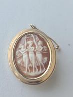 Broche - 14 carats Or jaune, Camée (coquille)