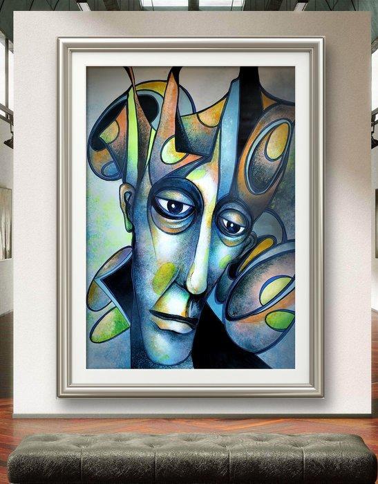 Alvise Bon - Umanità distorta 2, Antiek en Kunst, Kunst | Schilderijen | Modern