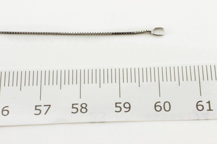 Halsketting - 18 karaat Witgoud, Handtassen en Accessoires, Kettingen