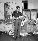 Henri Elwing - Bernard Buffet et Anette Buffet
