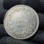 België. Leopold I. 5 Francs 1833 (Zonder minimumprijs), Postzegels en Munten