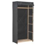 vidaXL Kledingkast 79x40x170 cm stof grijs, Huis en Inrichting, Kasten | Kleerkasten, Verzenden, Nieuw