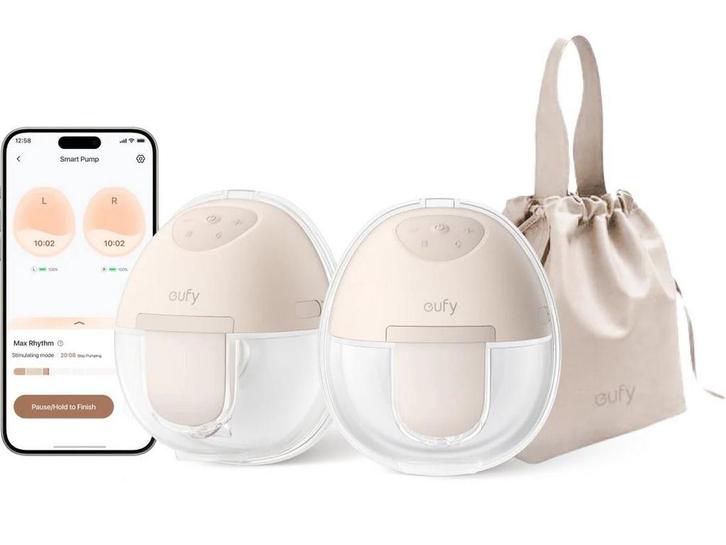 Eufy Draagbare Borstkolf E10 - Handsfree Elektrische, Elektronische apparatuur, Stofzuigers, Zo goed als nieuw, Verzenden