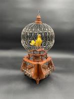 Cage à oiseaux - Bois, Métal - Bird Leather, Antiek en Kunst