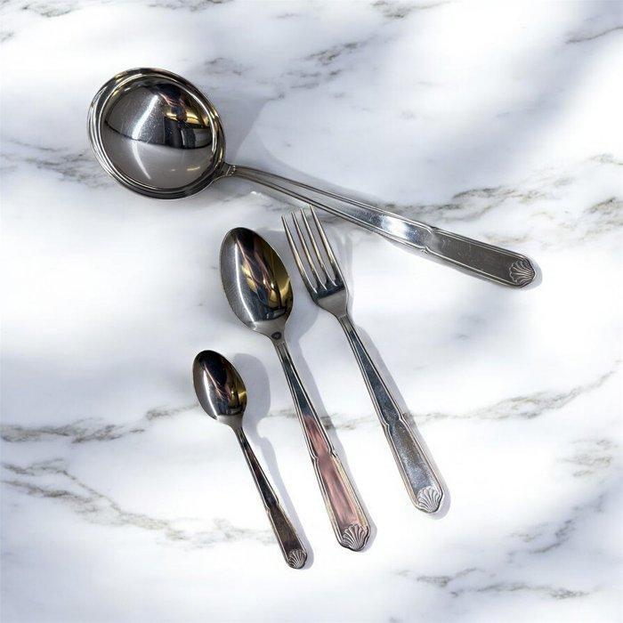 Guy Degrenne - Bestekset voor 12 personen (36) - Staal, Antiek en Kunst, Antiek | Meubels | Tafels