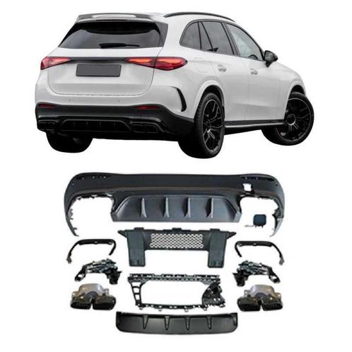 Diffuser voor mercedes glc 63 amg suv x254 zwart, Auto-onderdelen, Carrosserie