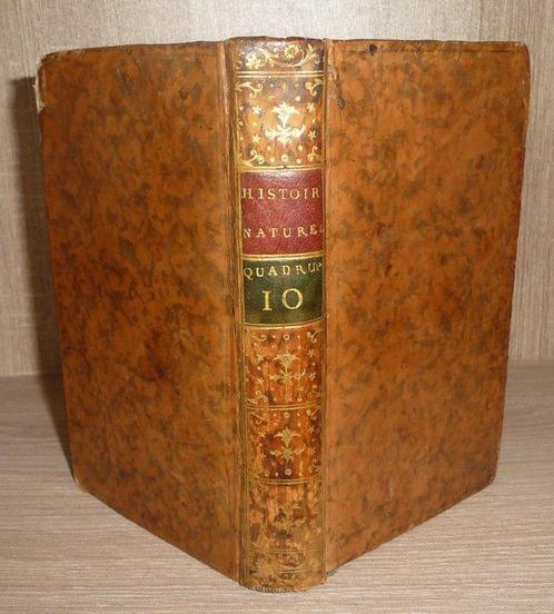 Georges-Louis Leclerc Buffon - Histoire des animaux, Antiek en Kunst, Antiek | Boeken en Manuscripten