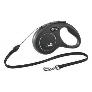 Laisse-corde flexi classic s, 5 m, max. 12kg noir, Animaux & Accessoires, Accessoires pour chiens