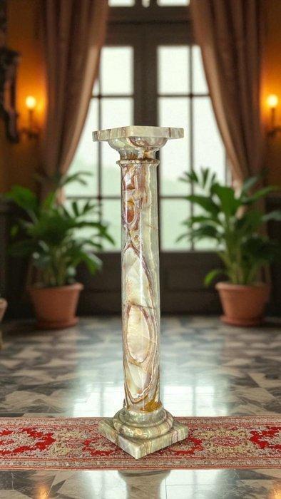 Colonne - Vers 1900 - Capitelle en onyx vert, Antiek en Kunst, Antiek | Overige Antiek