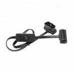 Universele 16 Pins OBD2 Platte Switch Verlengkabel 60 cm, Auto diversen, Autogereedschap, Verzenden, Nieuw