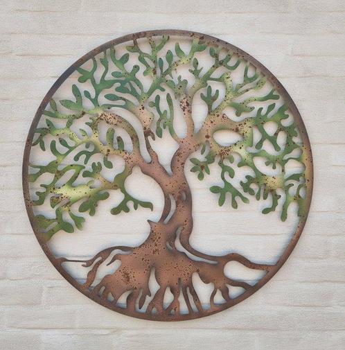Wanddecoratie - Levensboom, Antiek en Kunst, Kunst | Designobjecten