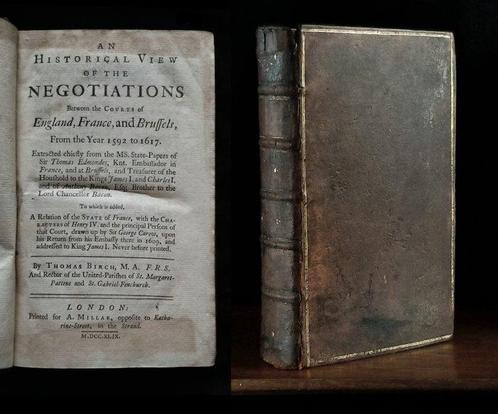 Thomas Birch. - An Historical View of the Negotiations, Antiek en Kunst, Antiek | Boeken en Manuscripten