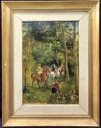 Vincenzo Galloppi (1849-1942) - Scena di Caccia