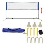 vidaXL Badminton net met shuttles 300x155 cm, Sport en Fitness, Verzenden, Nieuw