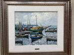 Luigi Bertolingrande (1912-1965) - Pescatori al molo