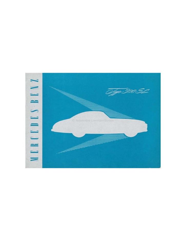1955 MERCEDES BENZ 300 SL BROCHURE ENGELS (USA), Boeken, Auto's | Folders en Tijdschriften