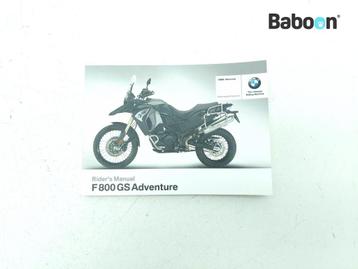 Livret dinstructions BMW F 800 GS Adventure 2016-2018