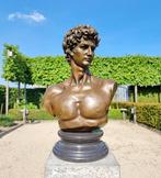 Sculpture, Buste van David - 58 cm - Bronze, Marbre