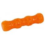 Stok toyfastic, squeaky oranje 18xØ4cm - kerbl, Nieuw