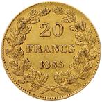 Belgique. Léopold Ier. 20 Francs 1865 VF+ Position A