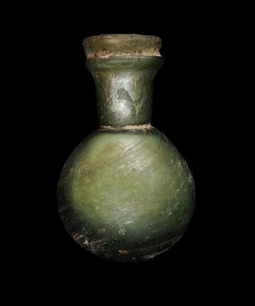 Romain antique - Aryballe compte-goutte en verre - 200/300