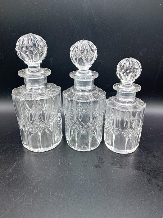 Val Saint Lambert - Ensemble coiffeuse (6) - Cristal - 2, Antiek en Kunst, Kunst | Designobjecten