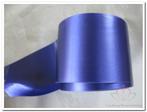 Paars lint 70 mm goud opdruk +/- 80 cm., Nieuw