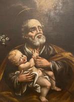 Scuola napoletana (XVIII) - San Giuseppe con il Bambino