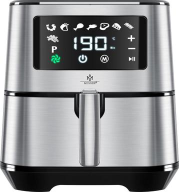 Airfryer XXL 5,5 Liter - heteluchtfriteuse  - RVS  - 1700W beschikbaar voor biedingen