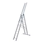 Alumexx ladder 3-Delig, Doe-het-zelf en Bouw, Ladders en Trappen, Nieuw, Verzenden