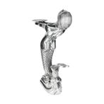 sculptuur, Zeemeermin - kaarsenhouder - 52 cm - Aluminium