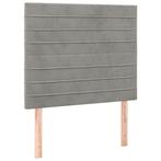 Hoofdborden 90cm Fluweel Grijs - Retour deal - 41% Korting, Verzenden, Nieuw