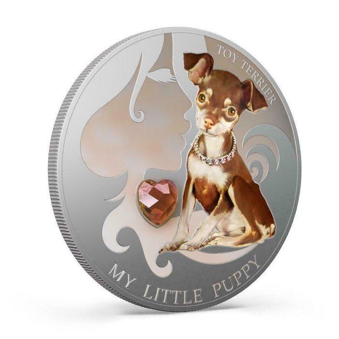 Fiji. 2 Dollars 2013 - My Little Puppy TOY TERRIER + GEM, Postzegels en Munten, Munten | Europa | Niet-Euromunten