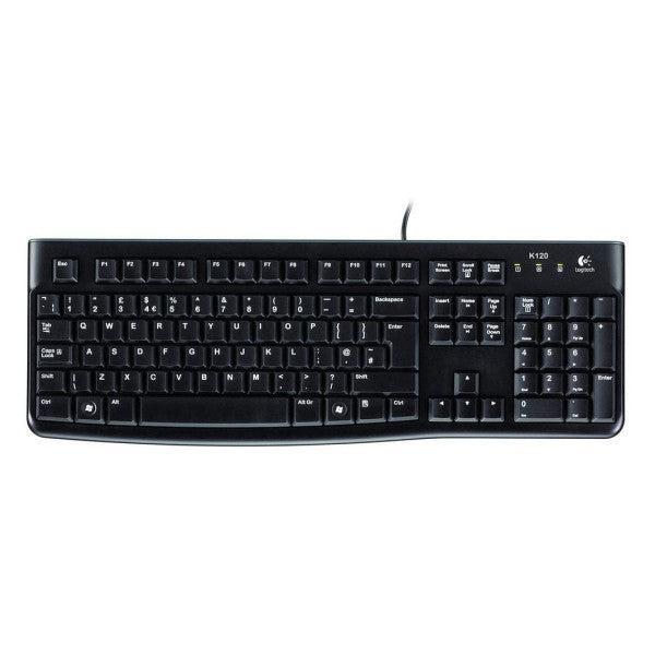 Bieden: Logitech K120 Corded USB Keyboard black, Watersport en Boten, Navigatiemiddelen en Scheepselektronica, Ophalen of Verzenden