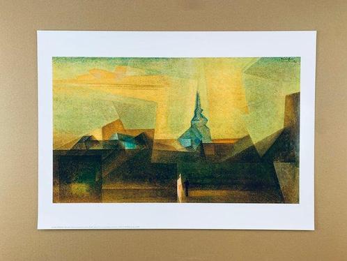 Lyonel Feininger - Nermsdorf - Glossy Artprint - 70 x 50 cm, Antiek en Kunst, Antiek | Meubels | Stoelen en Sofa's