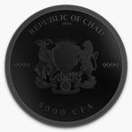 Tchad. 5000 Francs 2024 1 oz Chad Cannabis Bob Marley Black