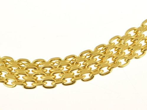 Schakelarmband - 18 karaat Geel goud, Handtassen en Accessoires, Antieke sieraden