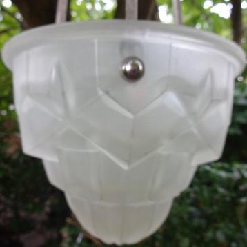Degué Lampe aus Pressglas Art Deco 1930 - Lampe - Verre &