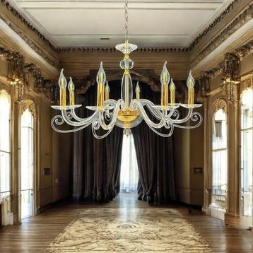 Lighting D’Antan - Lustre - Élios - Cristal - 8 lumières
