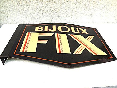 *Bijoux Fix* - Emaille bord - Emaille, Antiek en Kunst, Antiek | Wandborden en Tegels