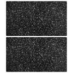 vidaXL Snijplanken 2 st met granietpatroon gehard glas, Huis en Inrichting, Keuken | Keukenbenodigdheden, Verzenden, Nieuw