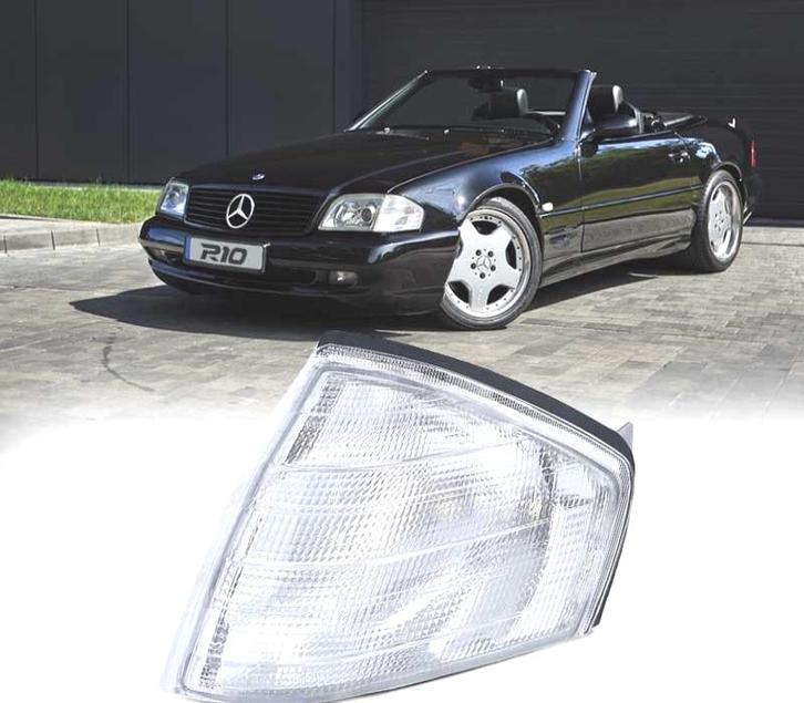 Clignotant Avant Gauche Pour Mercedes Sl W129 89-98 Blanc, Auto-onderdelen, Verlichting, Verzenden