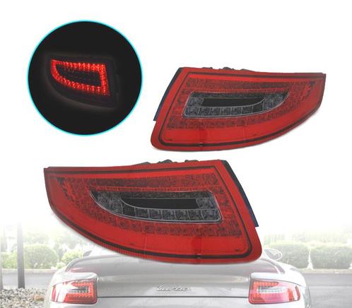 FEUX ARRIÈRE POUR PORSCHE 911 997 04-08 LED ROUGE FUMÉ, Auto-onderdelen, Verlichting, Verzenden